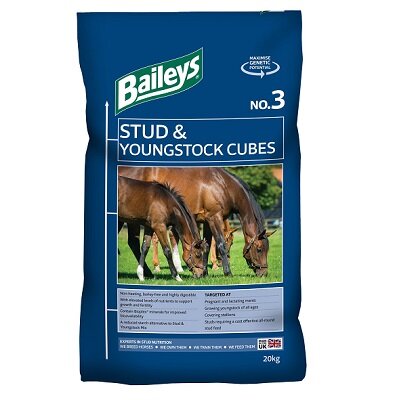 Baileys No.3 Stud & Youngstock Cubes 20kg