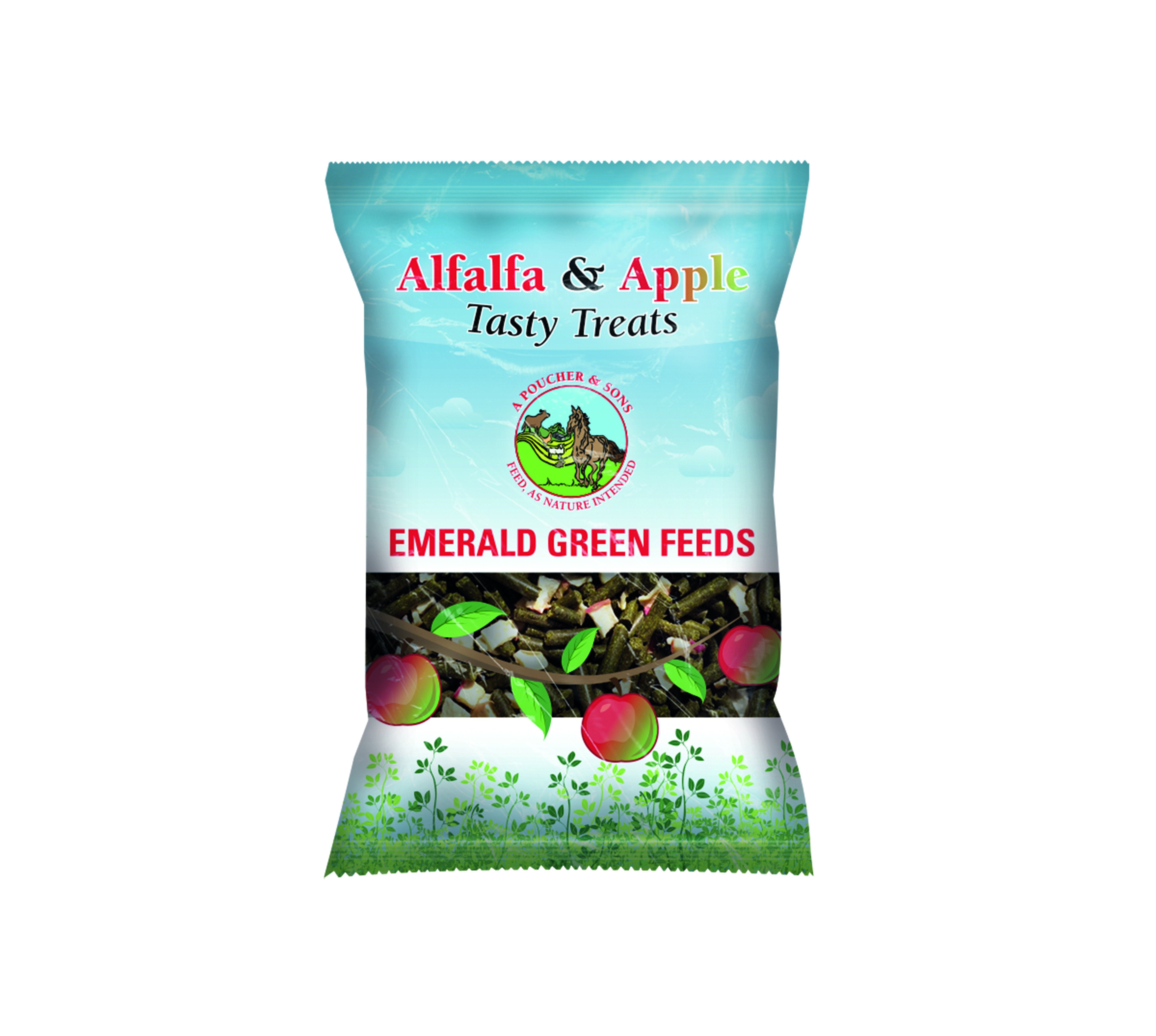 Emerald Green Alfalfa & Apple Tasty Treats 225g