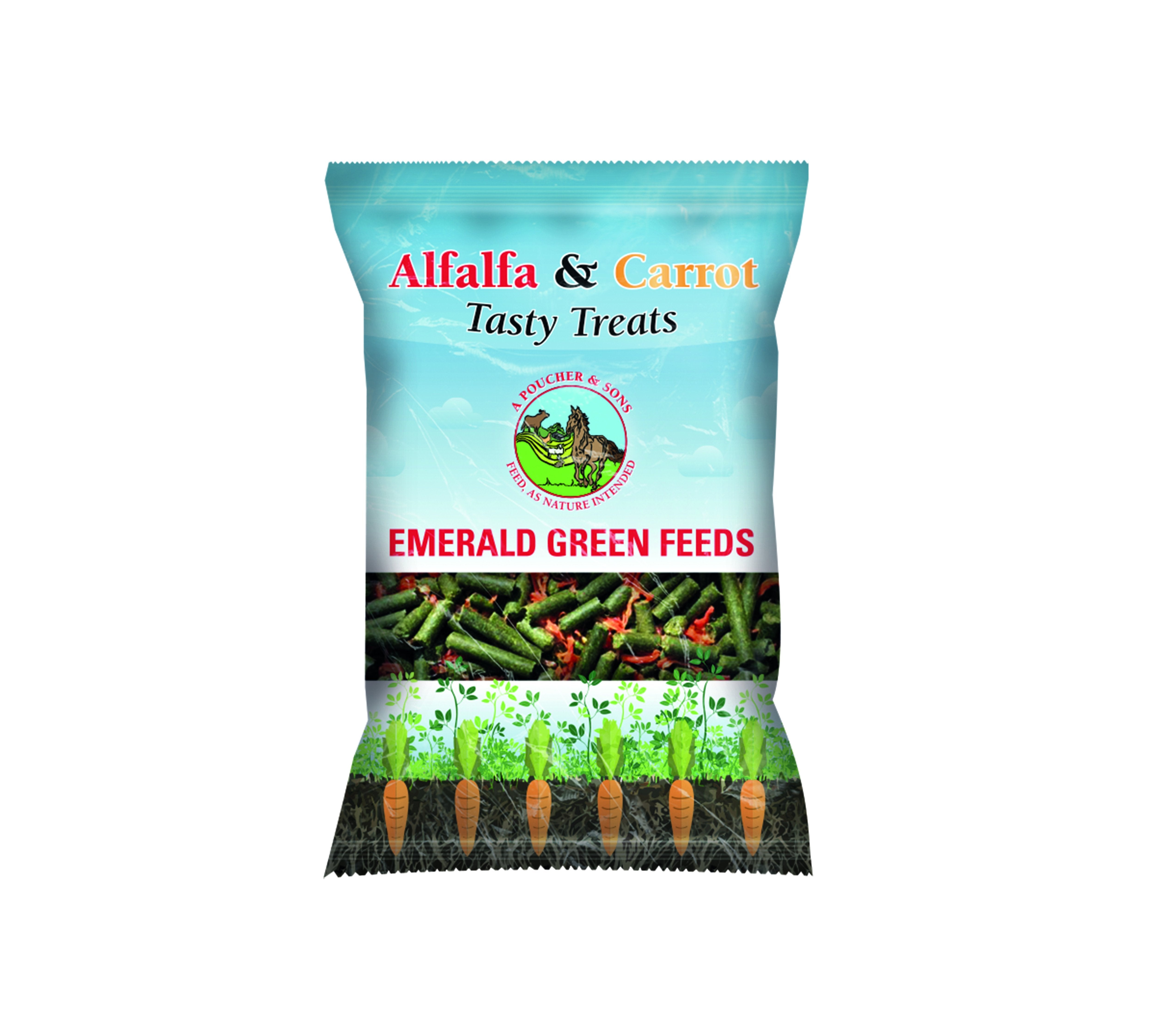 Emerald Green Alfalfa & Carrot Tasty Treats 290g