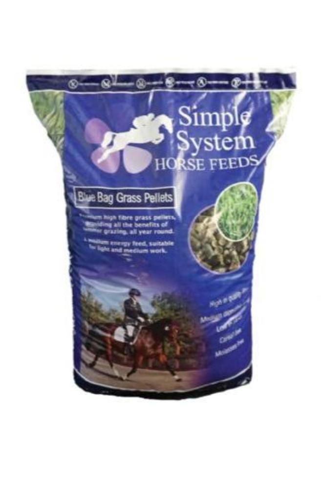 Simple Systems Blue Bag Grass Pellets 20kg