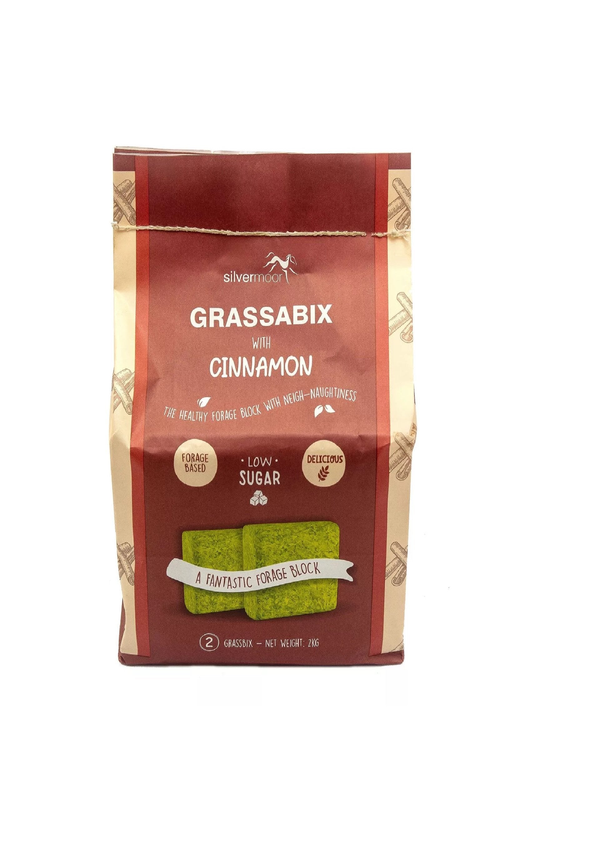 Silvermoor Grassabix with Cinnamon 2 x 1kg