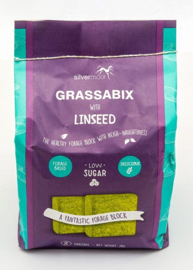 Silvermoor Grassabix with Linseed 2 x 1kg