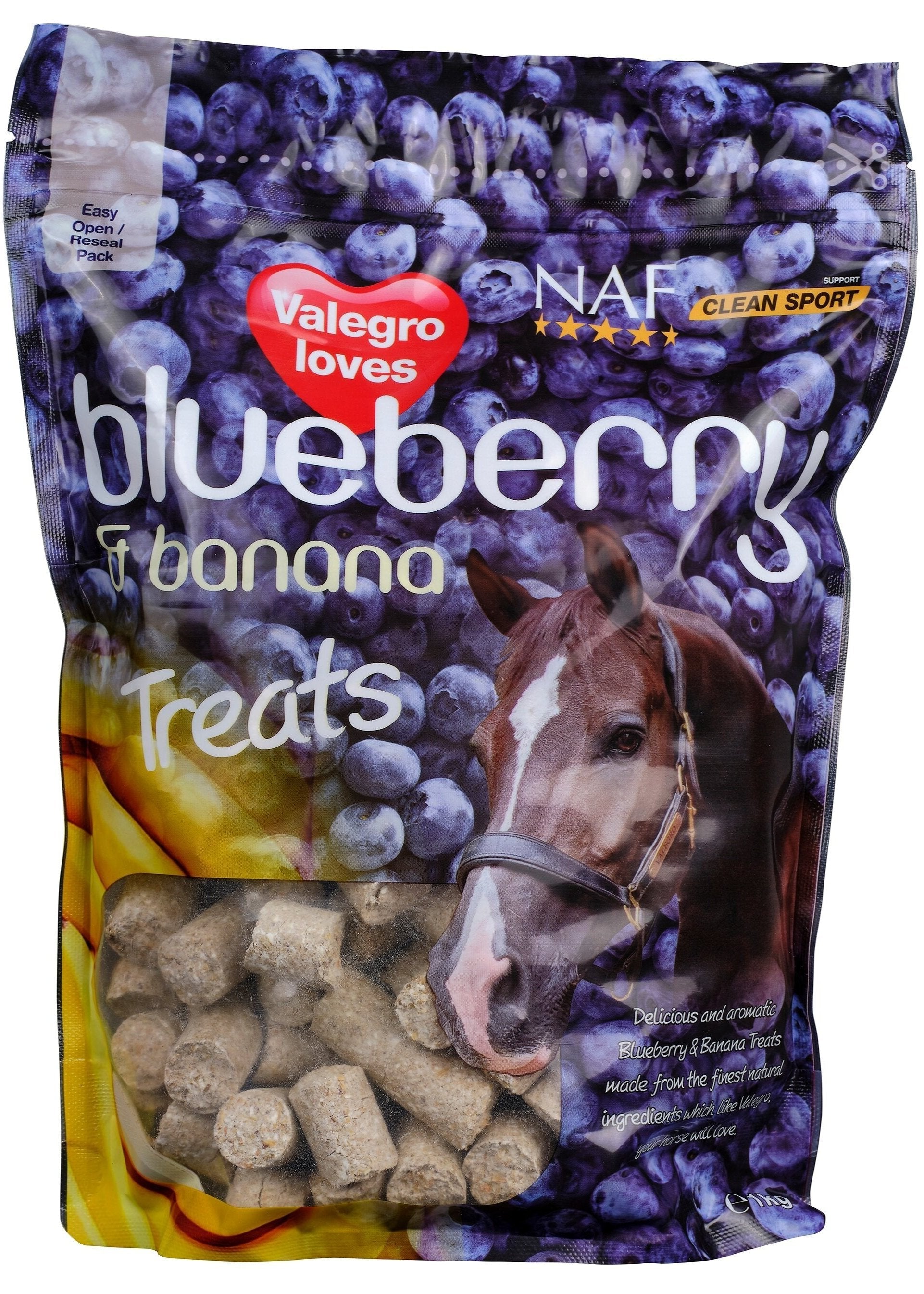 NAF Blueberry & Banana Treats 1kg