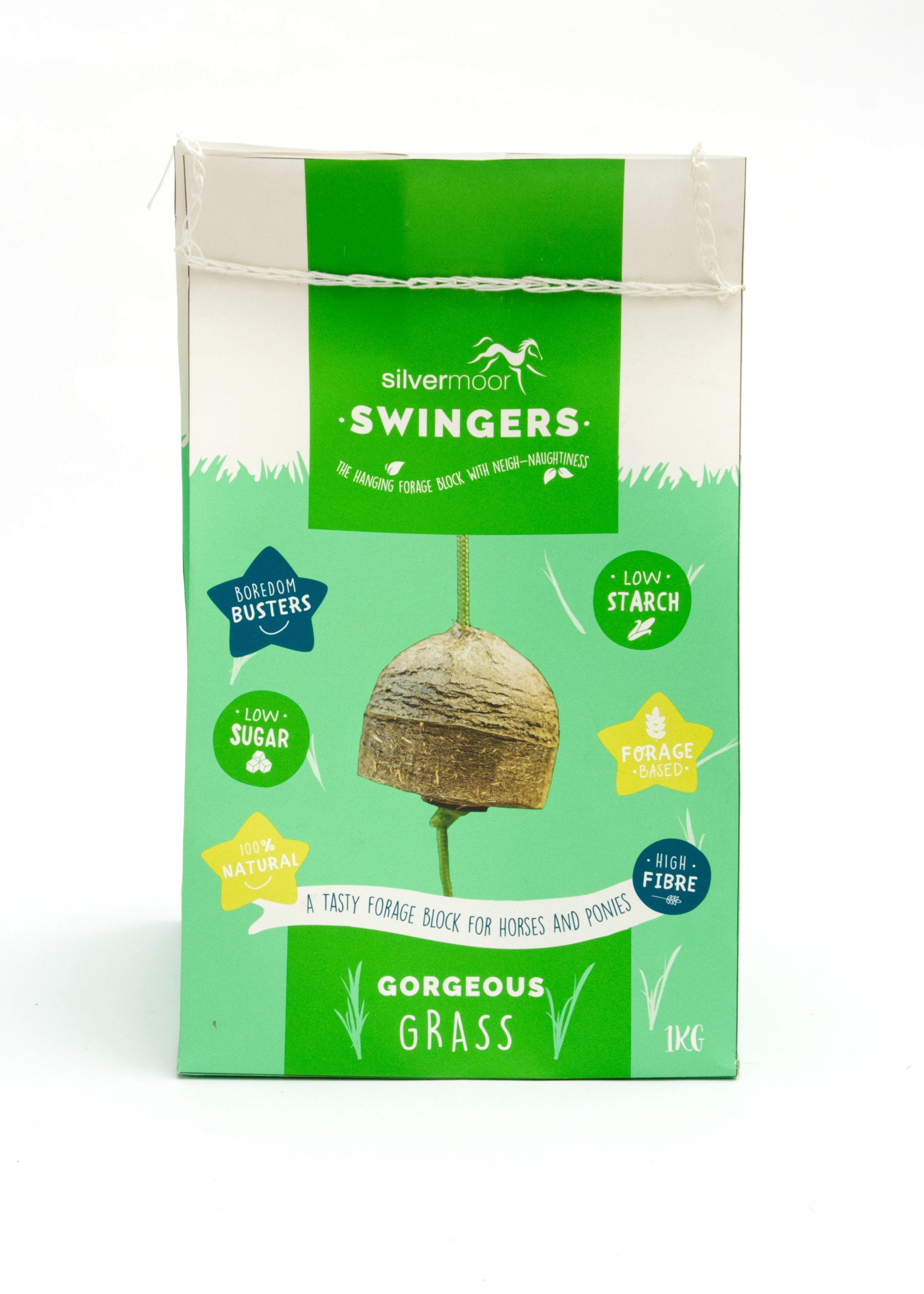 Silvermoor Swingers Gorgeous Grass Treat Ball 1kg